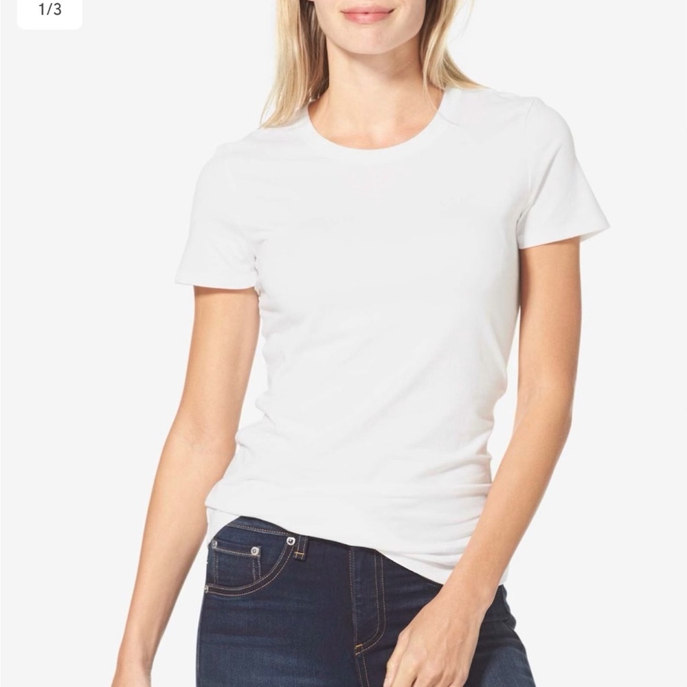 New Tommy John second skin white tee size small